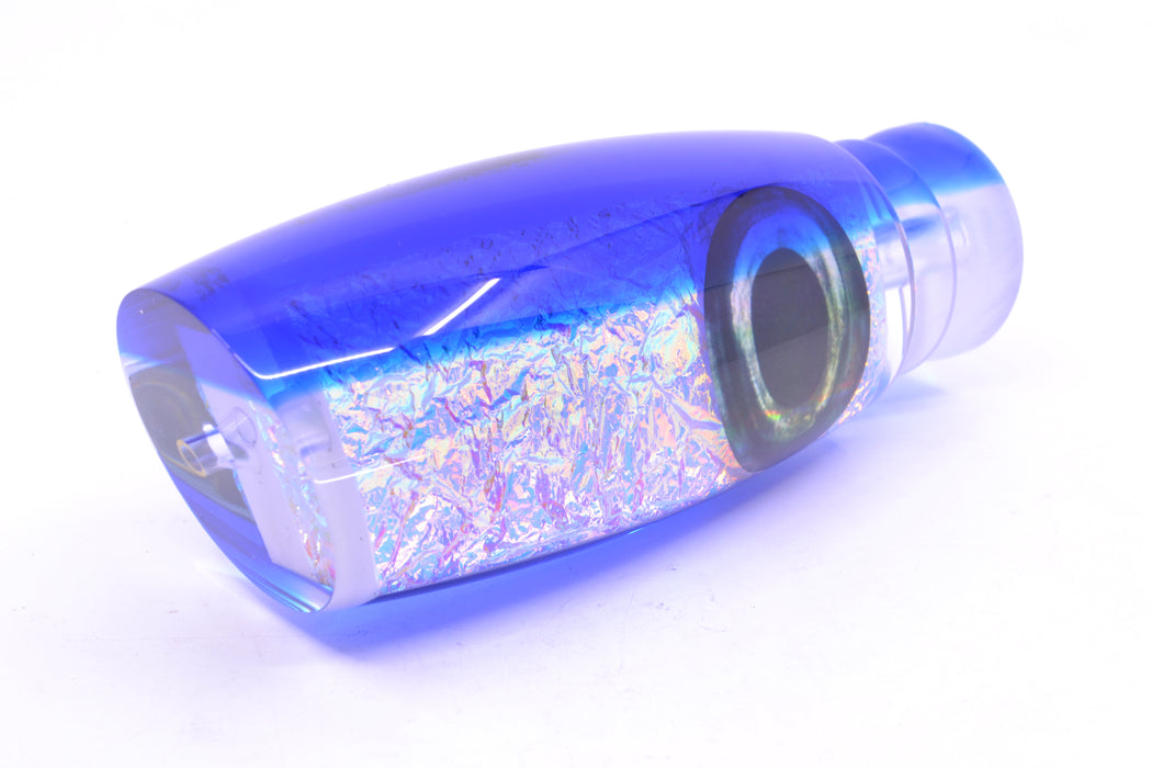 Moyes Lures Ice Blue-Pink Dichro Blue Back Taxi Eyes Punisher 16" 14.5oz GZE