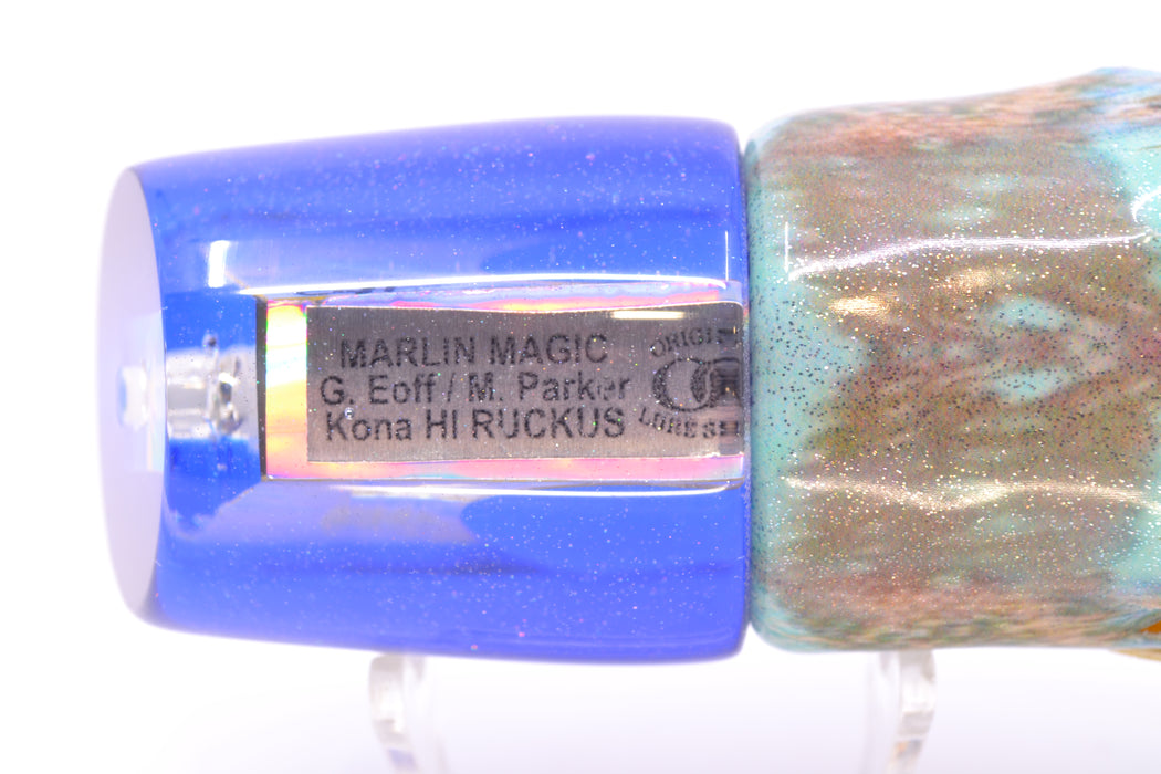 Marlin Magic Golden MOP Blue Back Taxi Eyes Ruckus 12" 9oz Fire Tailz Vinyl Yellowfin