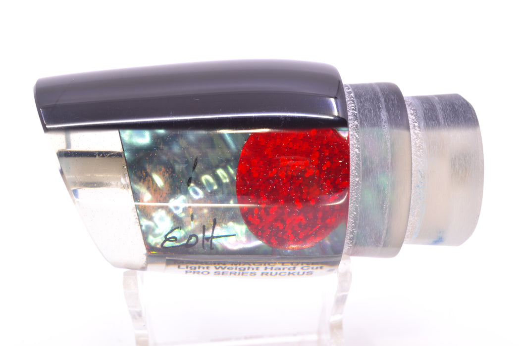 Marlin Magic Pro Series Blue-Purple Abalone Black Back Red Eyes Ruckus 12" 6oz