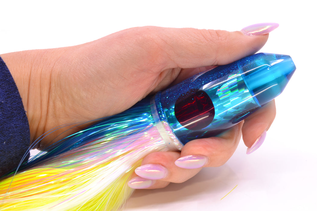 TANTRUM Lures Blue Rainbow Blue Back Medium Bullet 9" 7oz Strobez Royal Blue-White GZE