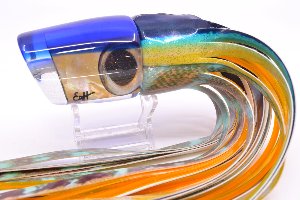 Marlin Magic Golden MOP Blue Back Taxi Eyes Ruckus 12" 9oz Fire Tailz Vinyl Yellowfin