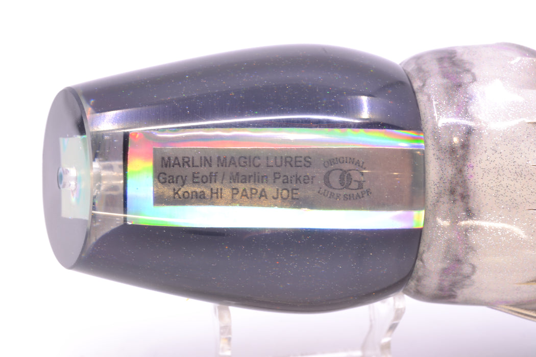 Marlin Magic Purple MOP Black Back Red Eyes Papa Joe 16" 17.5oz FT Vinyl Purple Drip