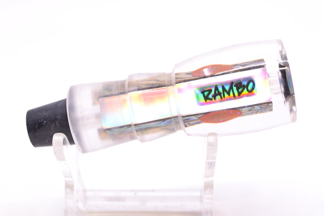 Bonze Lures Paua Shell Red Eyes Rambo 7" 1oz