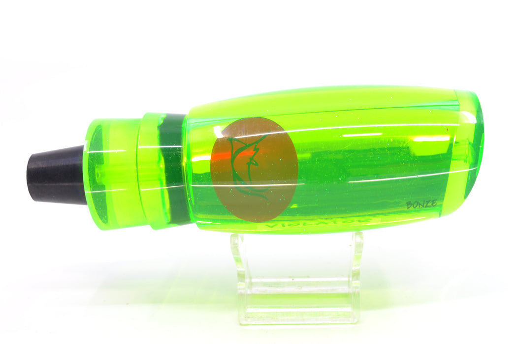 Bonze Lures Chartreuse Mirrored Red Eyes Violator 14" 12.5oz