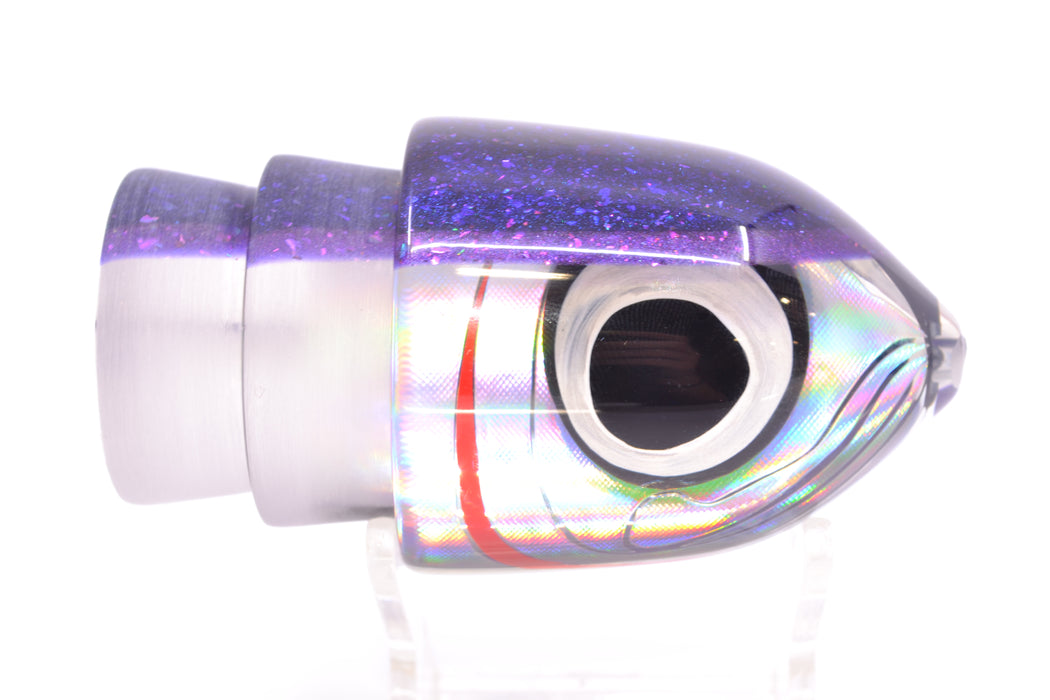 LS Lures Silver Rainbow Blue-Purple Glitter Back Flyer 13" 5.7oz