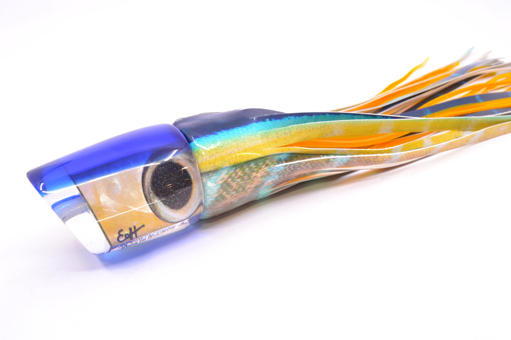 Marlin Magic Golden MOP Blue Back Taxi Eyes Ruckus 12" 9oz Fire Tailz Vinyl Yellowfin