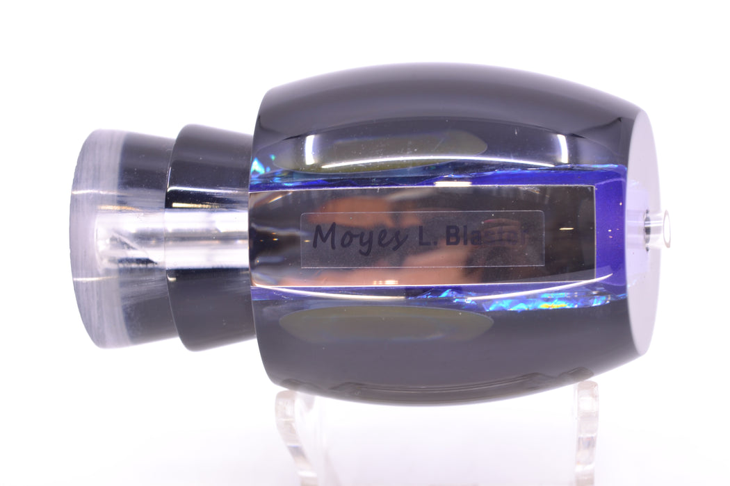 Moyes Lures Purple-Pink Dichro Black Back Taxi Eyes Large Blaster 14" 6.3oz