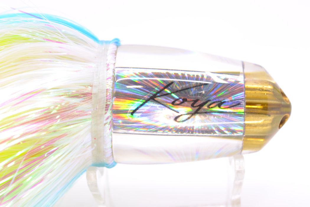 Koya Lures Silver Rainbow Starburst 4-Hole Bullet 9"+ 7oz EZ Flash Feathersword