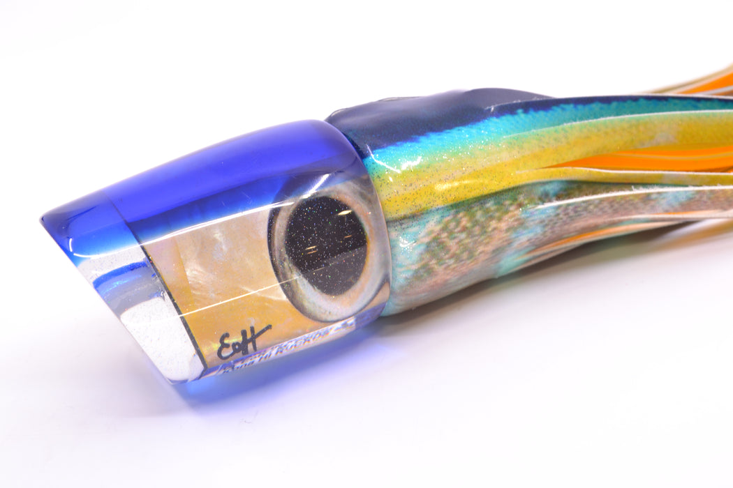 Marlin Magic Golden MOP Blue Back Taxi Eyes Ruckus 12" 9oz Fire Tailz Vinyl Yellowfin