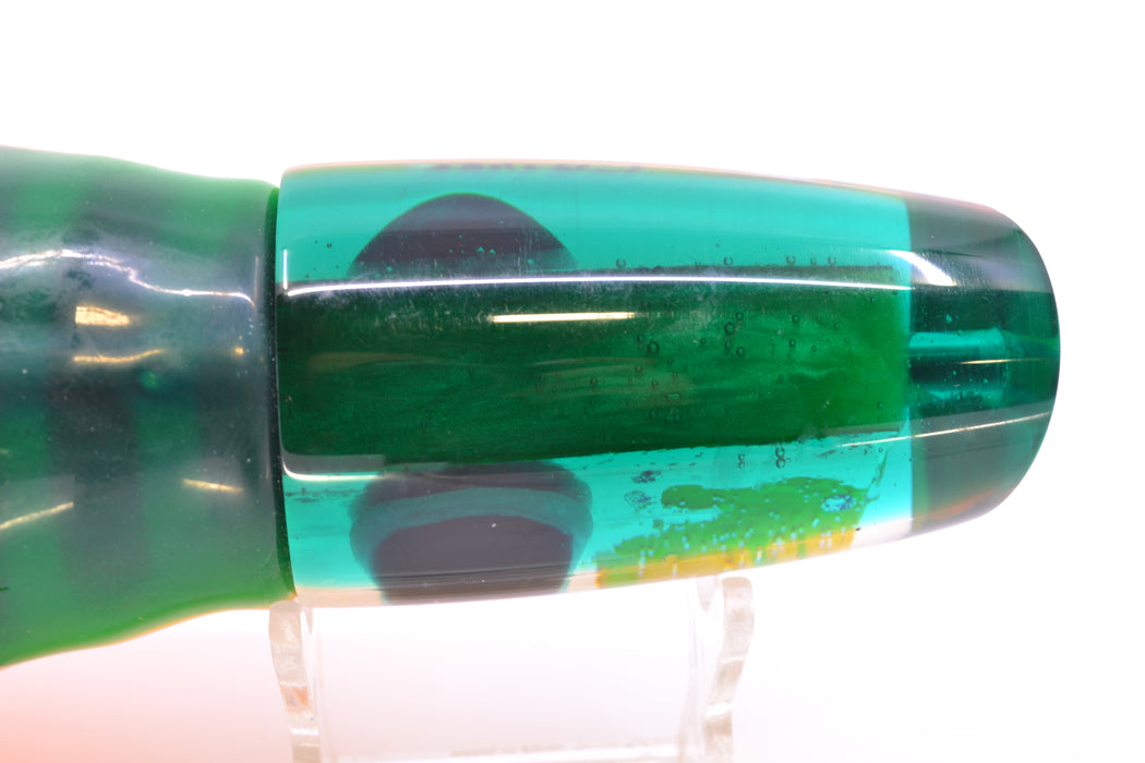 Ali'i Kai Lures Mahi MOP Green Back Medium Plunger 12" 10oz Guacamaya New Pre-Owned GZE