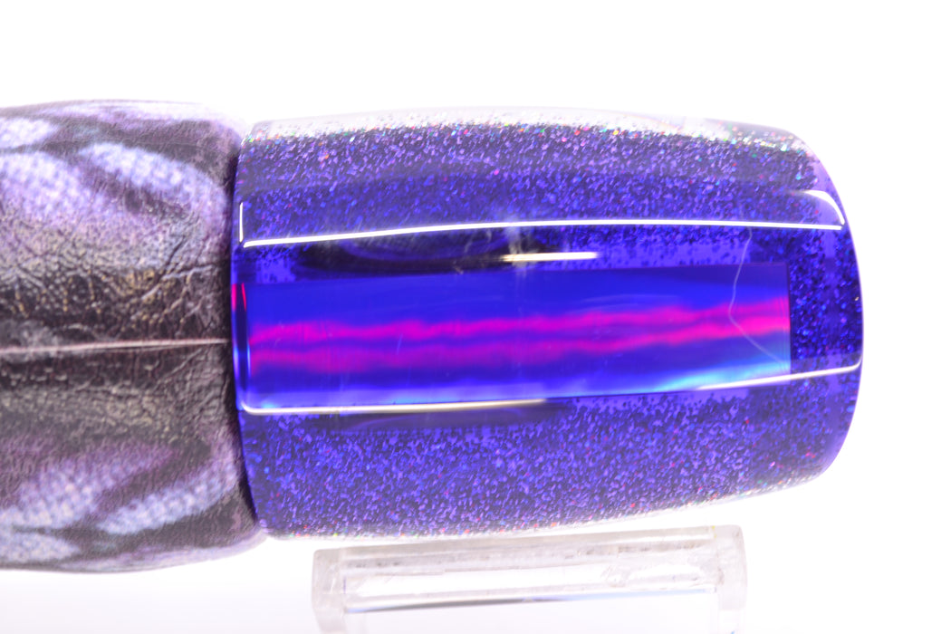 Moyes Lures Silver Rainbow Purple-Silver Back Taxi Eyes Hannibal 14" 8oz ALV Vinyl