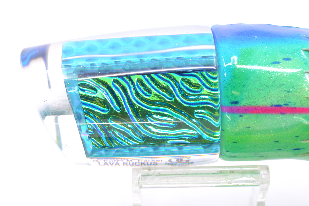 Marlin Magic Ice Blue-Akule Lava Ruckus 12" 9oz Fire Tailz Vinyl Mad Mahi GZE