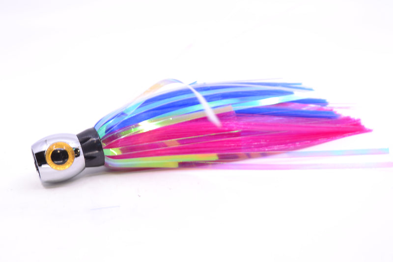 Iland Lures Blue-Pink Flash Hair Chrome Head Sea Star 6.75" 1.5oz SS700F-BL/PK