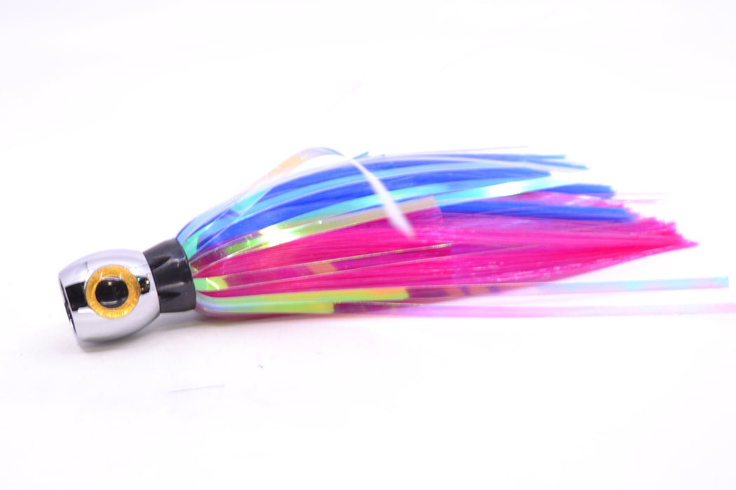 Iland Lures Blue-Pink Flash Hair Chrome Head Sea Star 6.75" 1.5oz SS700F-BL/PK