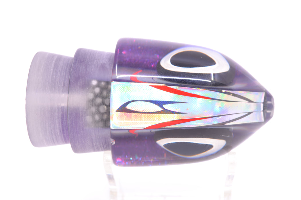 LS Lures Silver Rainbow Blue-Purple Glitter Back Flyer 13" 5.7oz