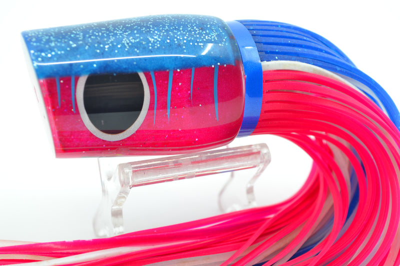 Amaral Lures Pink Pearl Blue Back Diamondback 14" 7oz