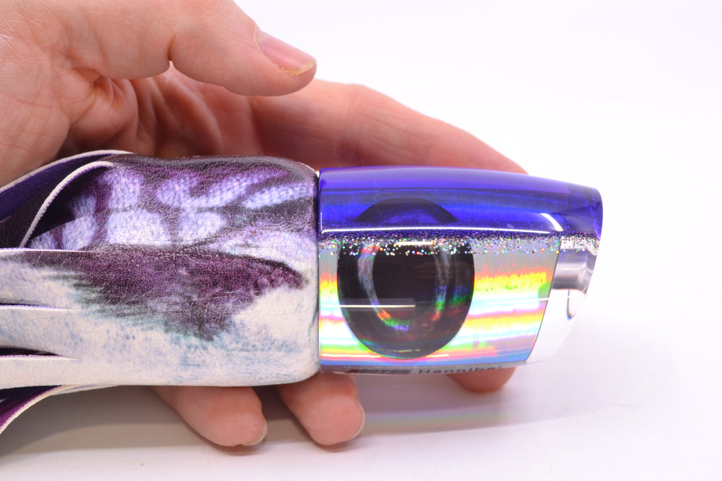 Moyes Lures Silver Rainbow Purple-Silver Back Taxi Eyes Hannibal 14" 8oz ALV Vinyl