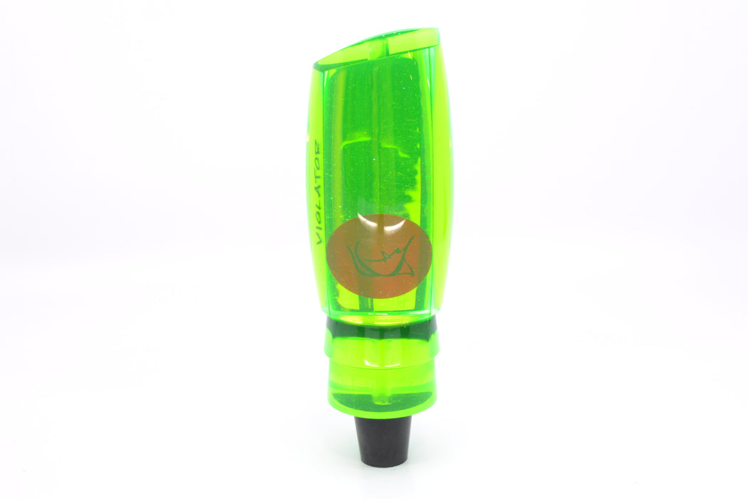 Bonze Lures Chartreuse Mirrored Red Eyes Violator 14" 12.5oz