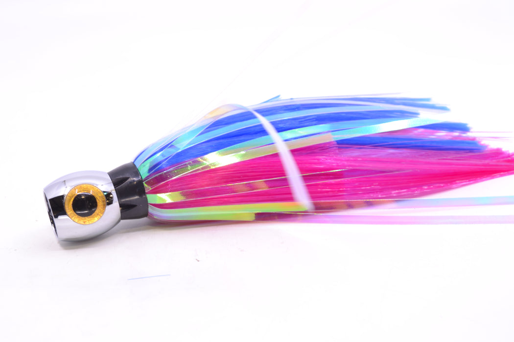 Iland Lures Blue-Pink Flash Hair Chrome Head Sea Star 6.75" 1.5oz SS700F-BL/PK