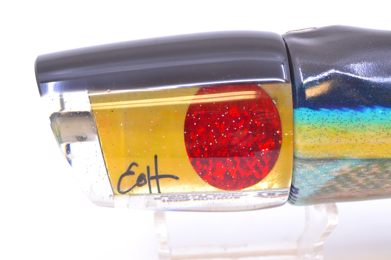 Marlin Magic Golden MOP Black Back Red Eyes Ruckus 12" 9oz FT Vinyl Yellowfin