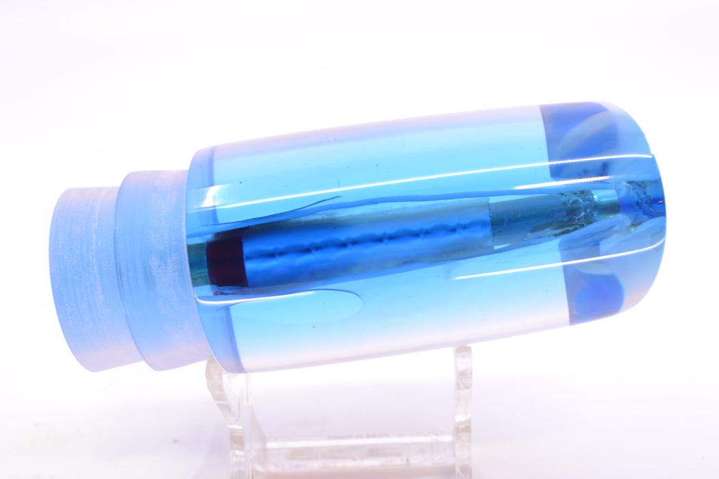 Crampton Baits Real White Ripple MOP Blue Back Red Eyes HoG 14" 6.4oz