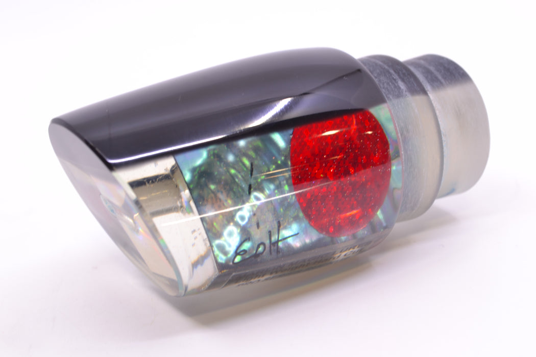 Marlin Magic Pro Series Blue-Purple Abalone Black Back Red Eyes Ruckus 12" 6oz