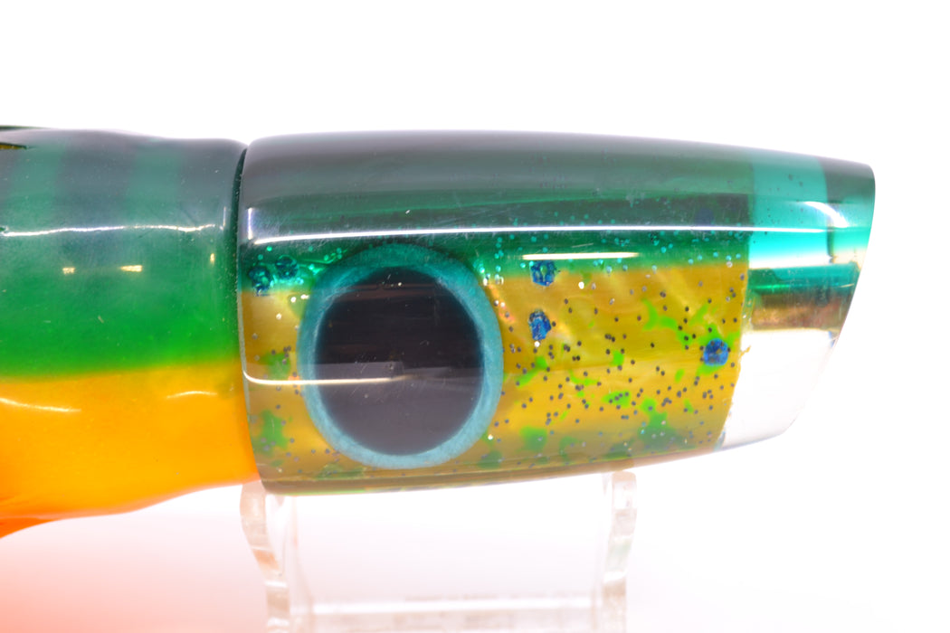 Ali'i Kai Lures Mahi MOP Green Back Medium Plunger 12" 10oz Guacamaya New Pre-Owned GZE