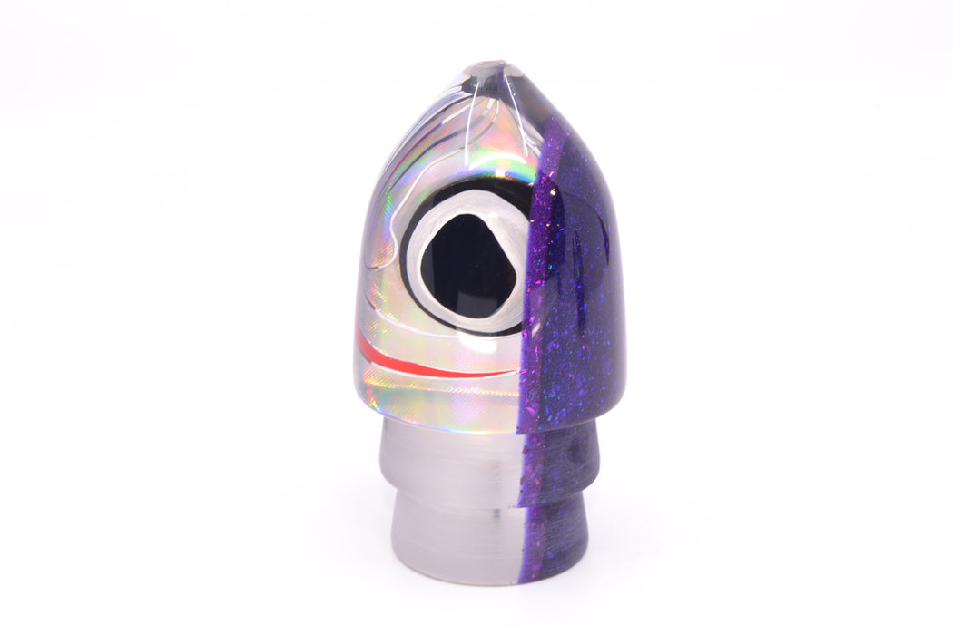 LS Lures Silver Rainbow Blue-Purple Glitter Back Flyer 13" 5.7oz