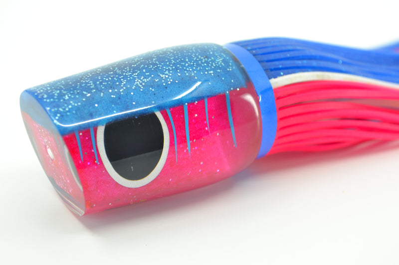 Amaral Lures Pink Pearl Blue Back Diamondback 14" 7oz