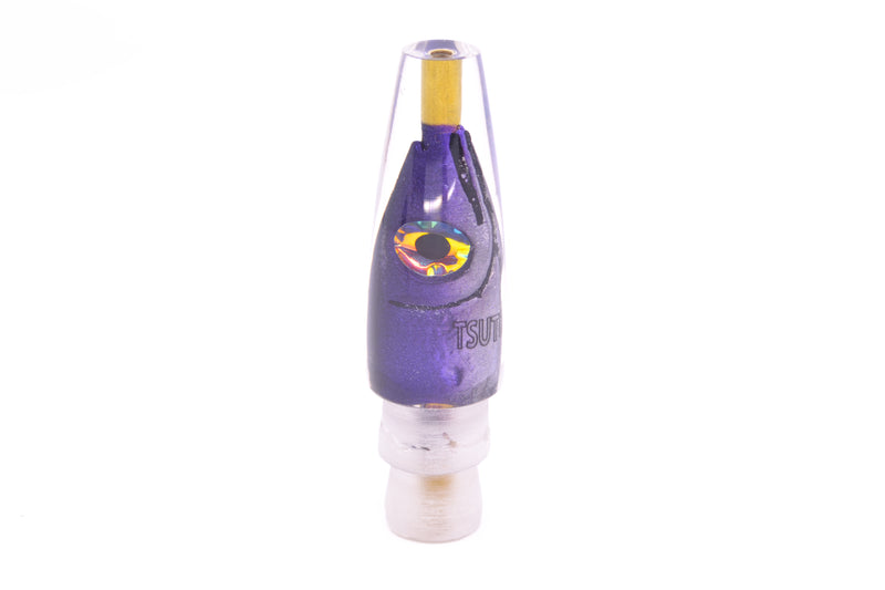 Tsutomu Lures Black-Purple-Silver Fish Head Poke Invert 6" 2.2oz