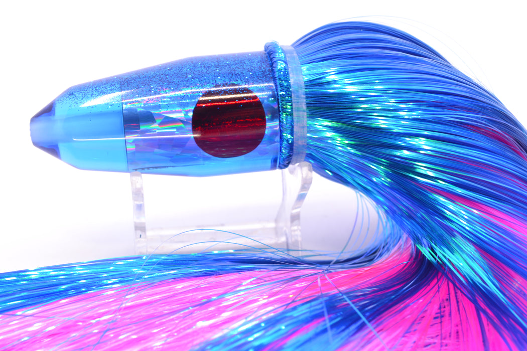 TANTRUM Lures Blue Rainbow Blue Back Medium Bullet 9" 7oz Strobez Royal Blue/Pink GZE