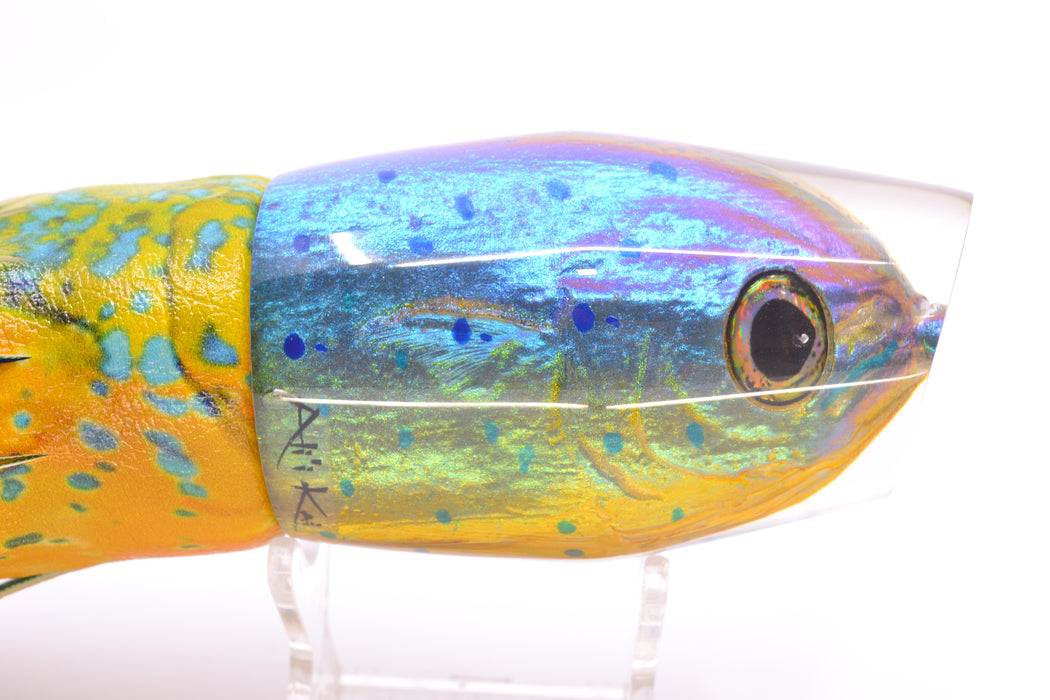 Ali'i Kai Lures Mahi Fish Head "Futa" Tahitian Pirate 14" 9oz ALV Vinyl Mahi GZE