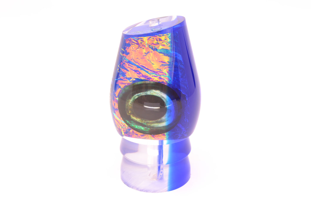 Moyes Lures Blue-Pink Dichro Blue Back Taxi Eyes Large Sumo 14" 8oz