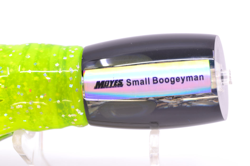 Moyes Lures S&P MOP Black Back Small Boogeyman 9" 3.5oz Skirted Magic Johnson