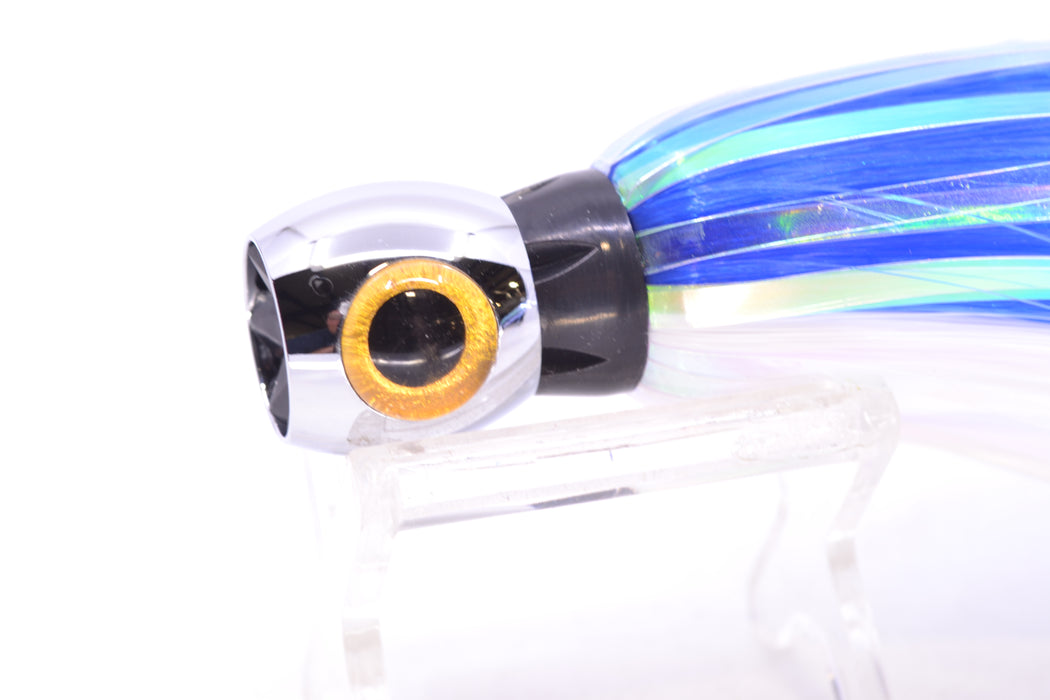 Iland Lures Blue-White Flash Hair Chrome Head Sea Star 6.75" 1.5oz SS700F-BL/WH
