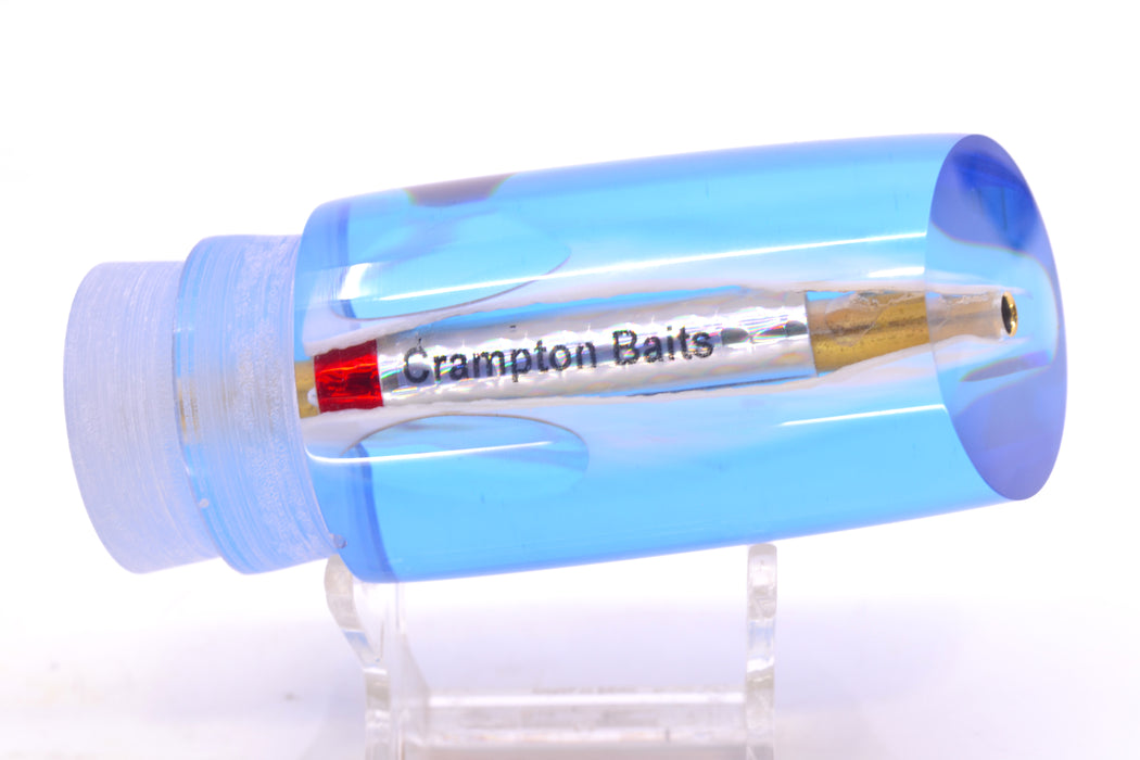 Crampton Baits Real White Ripple MOP Blue Back Red Eyes HoG 14" 6.4oz
