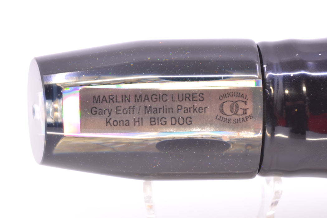 Marlin Magic White Abalone Black Back Taxi Eyes Big Dog 14" 12oz Skirted White-Black GZE