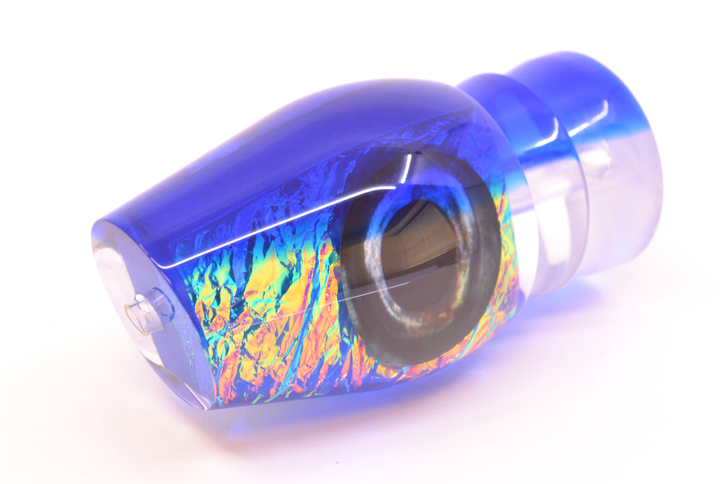Moyes Lures Blue-Pink Dichro Blue Back Taxi Eyes Large Sumo 14" 8oz