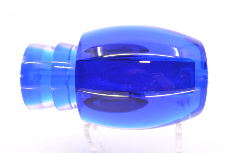 Moyes Lures Blue-Pink Dichro Blue Back Taxi Eyes Large Blaster 14" 6.3oz