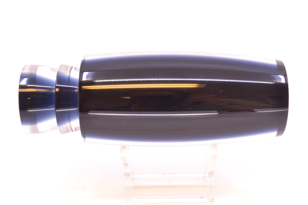 Moyes Lures Clear Mirrored Black Back Taxi Eyes XL Shotgun 14" 8oz