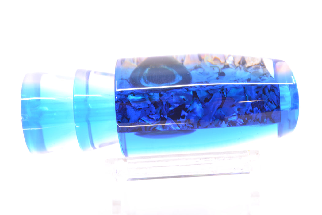 Moyes Lures S&P MOP Blue Back Taxi Eyes Small Plunger 9" 3oz GZE