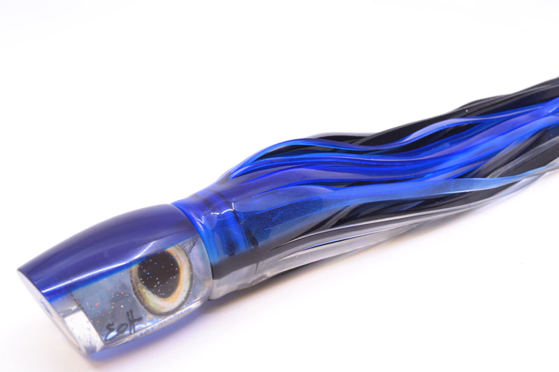 Marlin Magic Tahitian MOP Blue Back Taxi Eyes Baby Ruckus 10" 6.5oz Skirted Blue Skipjack