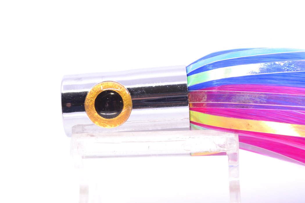 Iland Lures Blue-Pink Flash Hair Chrome Head Sailure 5.5" 0.5oz SA300F-BL/PK