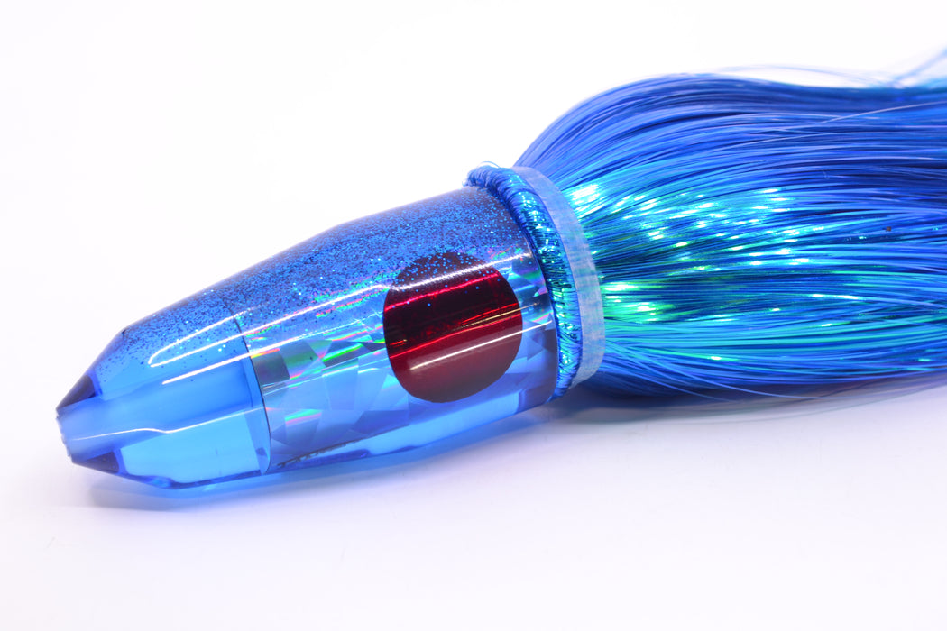 TANTRUM Lures Blue Rainbow Blue Back Medium Bullet 9" 7oz Strobez Royal Blue/Pink GZE