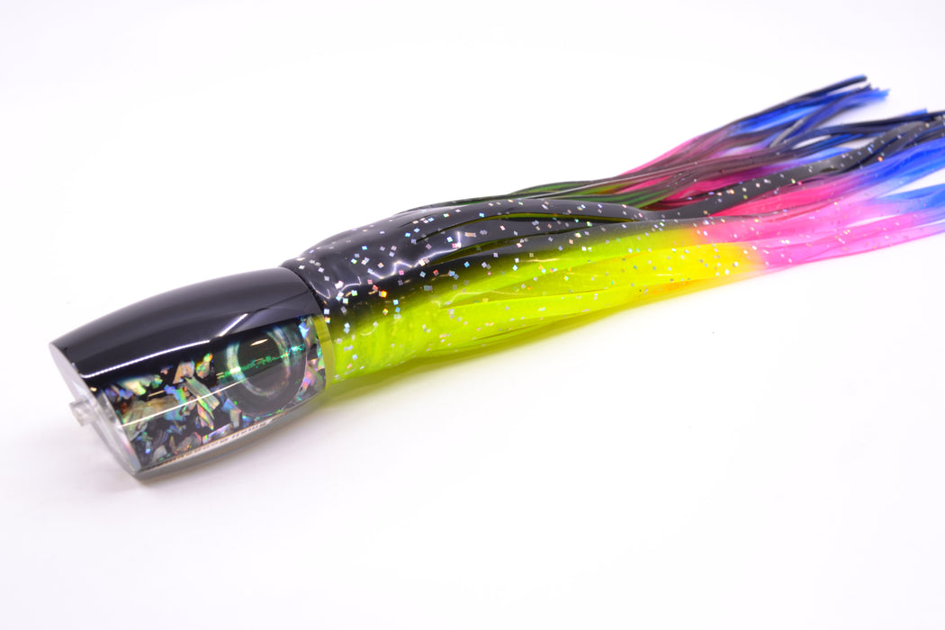 Moyes Lures S&P MOP Black Back Small Boogeyman 9" 3.5oz Skirted Magic Johnson