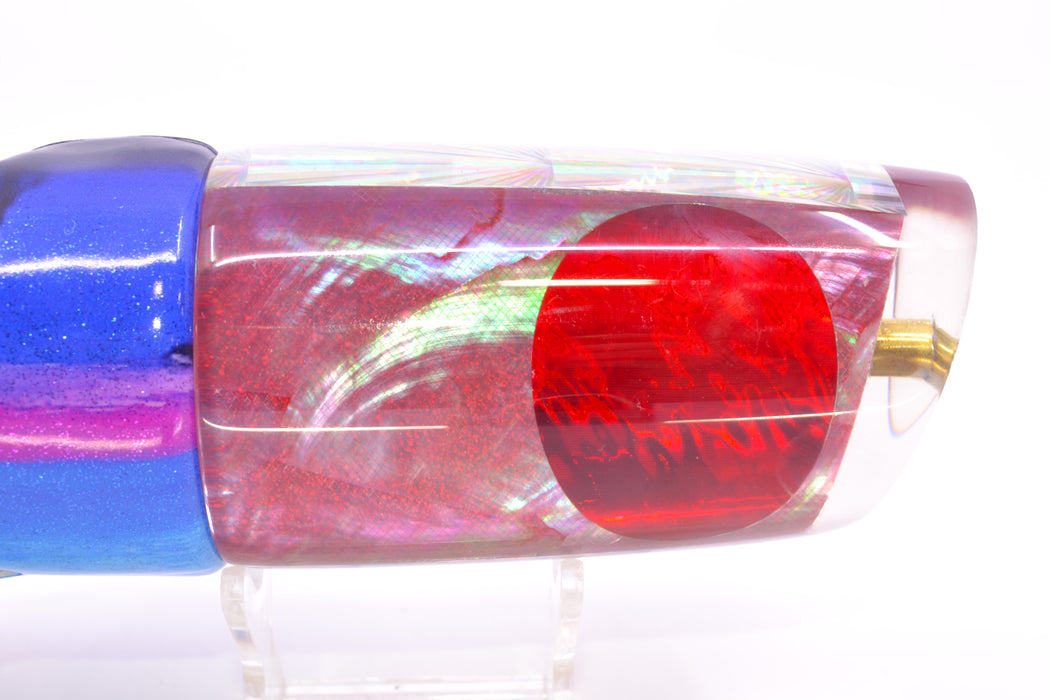 Koya Lures Pink Angel Wing MOP Red Eyes JP XL Lunger 16" 15oz FT Vinyl Blue Dream