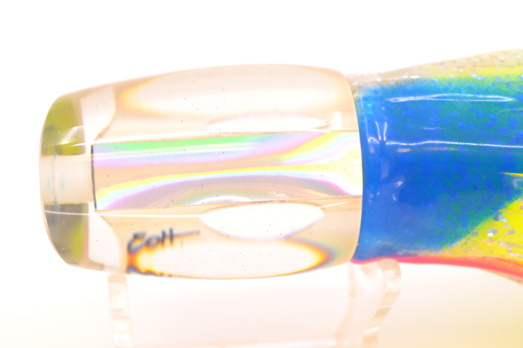 Marlin Magic White Awabi Taxi Eyes Baby Ruckus 10" 6.5oz Skirted Holo & Blue Bars