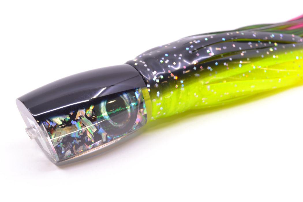 Moyes Lures S&P MOP Black Back Small Boogeyman 9" 3.5oz Skirted Magic Johnson