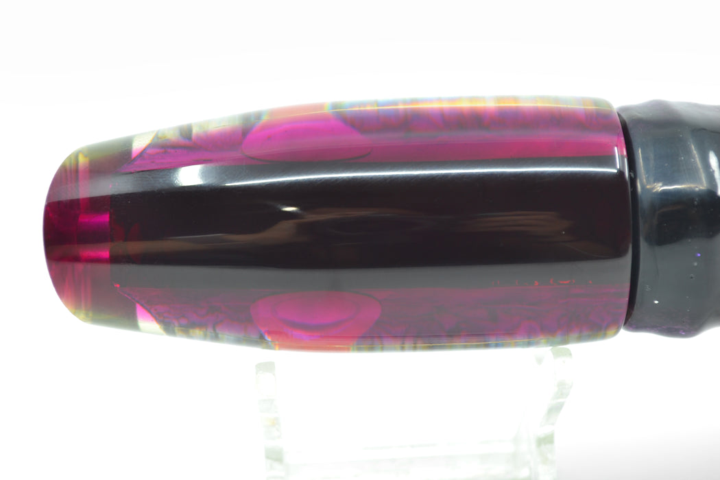 Masunaga Kona Custom Lures Abalone Shell Purple Back Medium Plunger 12" 6.4oz Skirted