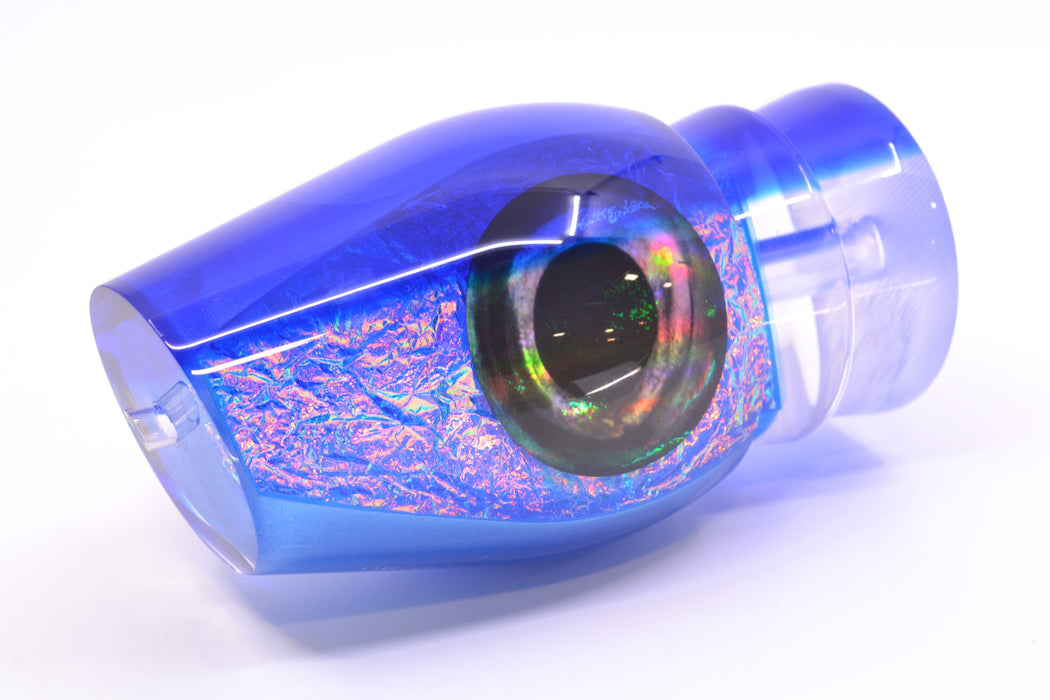 Moyes Lures Blue-Pink Dichro Blue Back Taxi Eyes XL Sumo 16" 13oz GZE